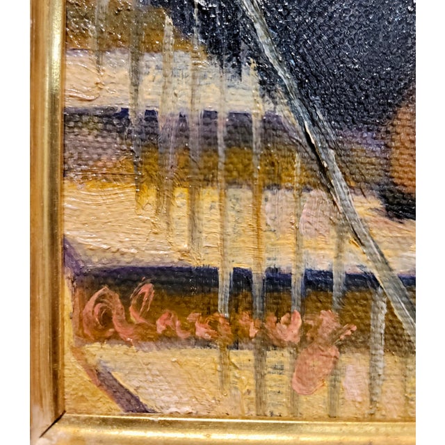 Textile Mabel Alvarez - Mother ,Son & Her Black Mammy- 1930s Oil Painting For Sale - Image 7 of 8