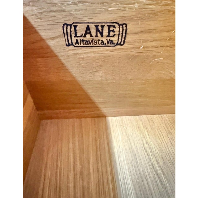 Mid-Century Modern Lane 2-Piece Walnut Storage Cabinet For Sale - Image 11 of 11
