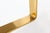 Mid-Century Modern Coffee Table with Gold-Plated Base and Glass Top, 1970s For Sale - Image 11 of 13