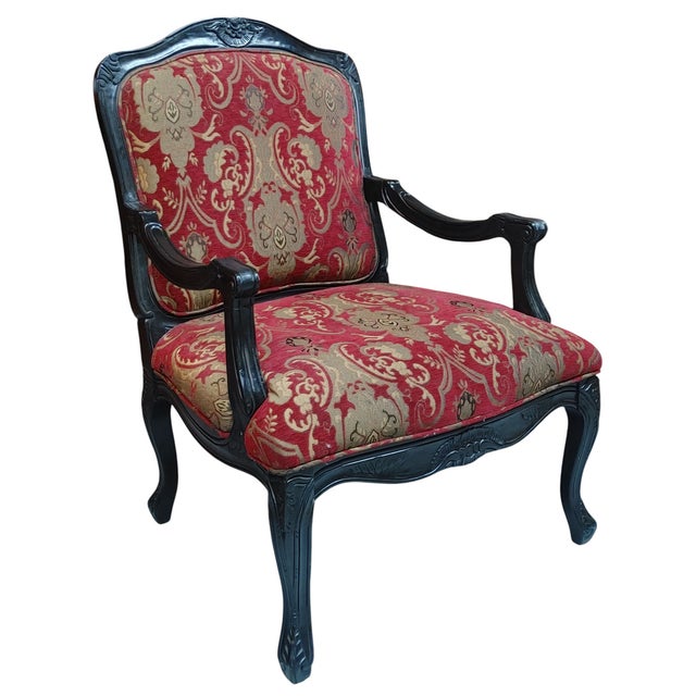 Step Into a World of Classic Elegance With This Magnificent Pair of Louis XV Style Armchairs. For Sale - Image 9 of 9