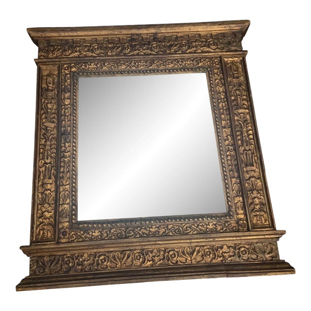 19th Century French Carved Giltwood Rococo Style Mirror For Sale