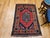 Mid 20th Century Vintage Kurdish Tribal Area Rug, Handwoven Wool, Red Medallion Design, 4' x 5' For Sale - Image 5 of 18