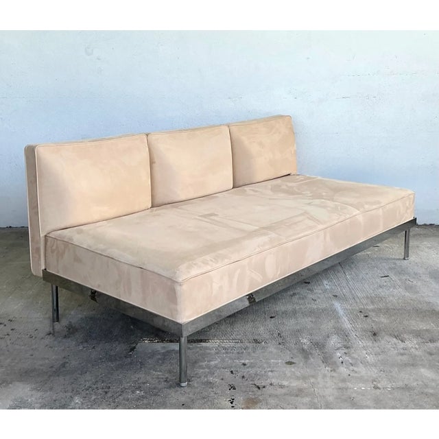 Vintage Contemporary Polished Chrome Sofa For Sale - Image 10 of 12