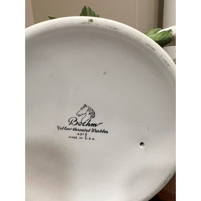 Boehm is known for their fine porcelain work. This little bird is no exception. The details are exceptional and there is...