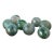 Vintage Boho Green Glass Spheres - Set of 8 For Sale