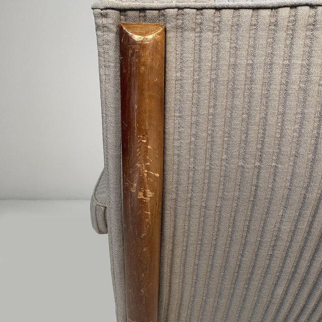 Set of Mid-Century Modern Italian Lounge Chair and Pouf by Eugenio Gerli for Tecno, 1960s For Sale - Image 10 of 18