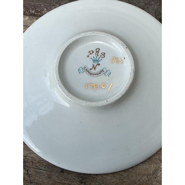 Baroque Vintage Italian Capidimonte Demitasse Tea - Set of 27 For Sale - Image 3 of 12