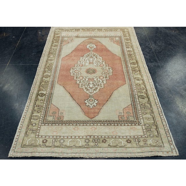 Turkish Vintage Rug 4'3" x 6'6" #17504 Explore a curated collection of hallway runners, wool rugs, and handmade...