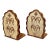 Vintage Italian Scalloped Edged Florentine Giltwood Bookends- A Pair For Sale