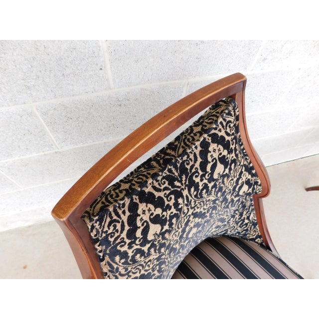 French Baker Jacques Garcia Collection Malmaison Side Chairs - a Pair For Sale - Image 3 of 12