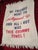 100% cotton vintage Hollywood hand towel
