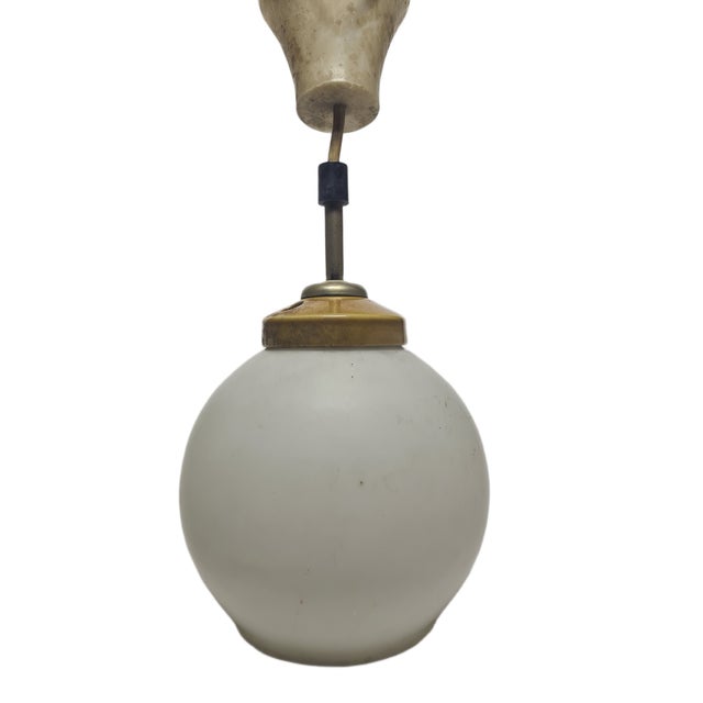 1970s Postmodern Communist Pendant Lamp, Poland, 1970s For Sale - Image 5 of 16