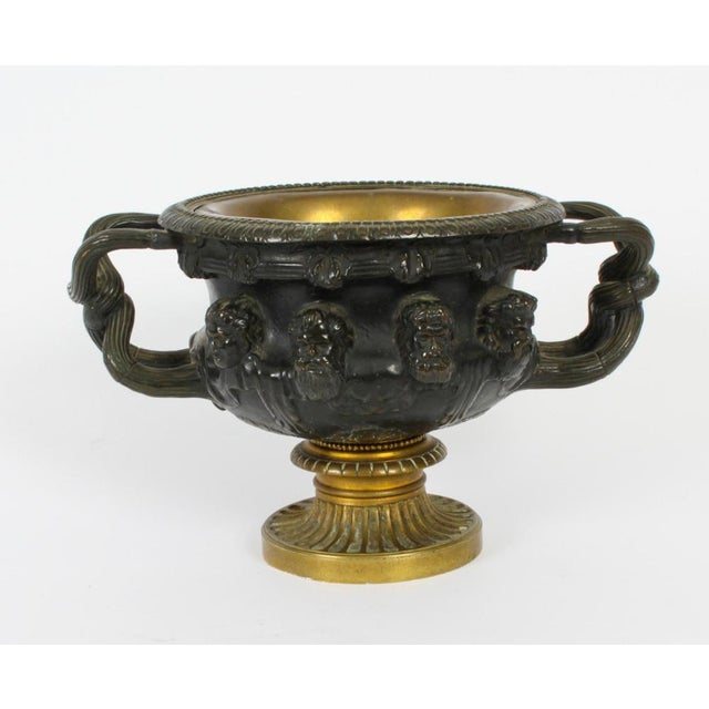19th Century French Grand Tour Bronze & Ormolu Urn For Sale - Image 10 of 14