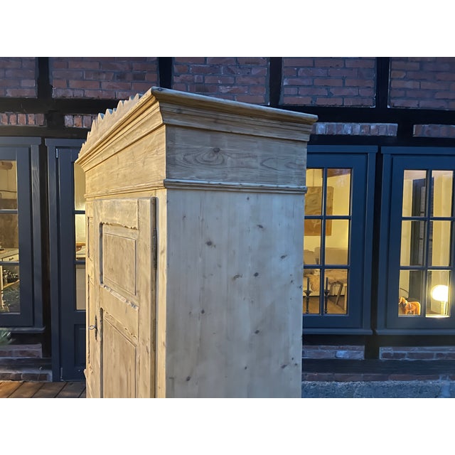 Antique Fir Wardrobe, 1890s For Sale - Image 4 of 17