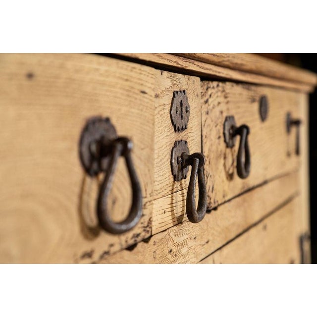 Large 19th Century English Bleached Oak Dresser For Sale - Image 17 of 18