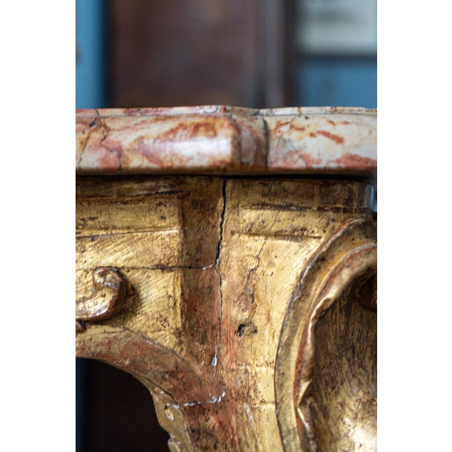 Italian Baroque Console, 18th Century For Sale - Image 11 of 15