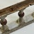 Architectural Salvaged Wooden Balustrade Railing With Original White & Red Knots Paint For Sale - Image 10 of 11