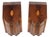 1900 - 1909 Early 20th Century Pair English Georgian Style Inlaid Mahogany Knife Boxes For Sale - Image 5 of 9