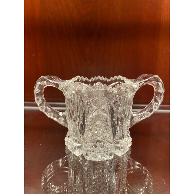 Stunning! American Brilliant Period (Abp); Late 1800’s-Early 1900’s. Rare; Hand Cut Sparkling Sugar/ Multi Purpose Piece For Sale - Image 11 of 12