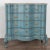 Rococo Tall Blue Rococo Oak Chest of Four Drawers From Denmark, Circa 1770-80 For Sale - Image 3 of 12