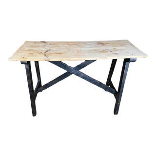 19th Century Spanish Primitive Console Table For Sale