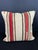 Turkish Hemp Pillow Cushion Natural Beige Red Pillow Cushion Cover 20"x20" For Sale - Image 4 of 4