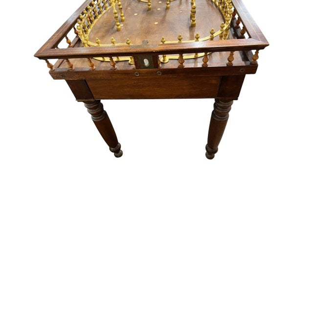 Wood Early 20th Century English Edwardian Era Tabletop Skittles Table For Sale - Image 7 of 12