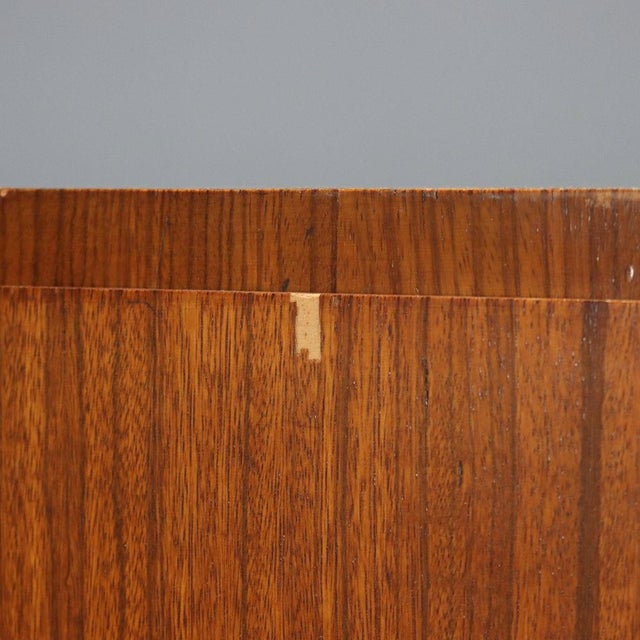 Brown Vintage Sideboard in Exotic Wood Veneer, 1950s For Sale - Image 8 of 13