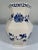 Chinoiserie Small Chinoiserie Blue and White Hand Painted Vase For Sale - Image 3 of 11