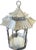 1980s 1980s Large Heavy Cast Aluminum Chinoiserie Pagoda Lantern & Centerpiece With Hanging Fish, 17" For Sale - Image 5 of 9