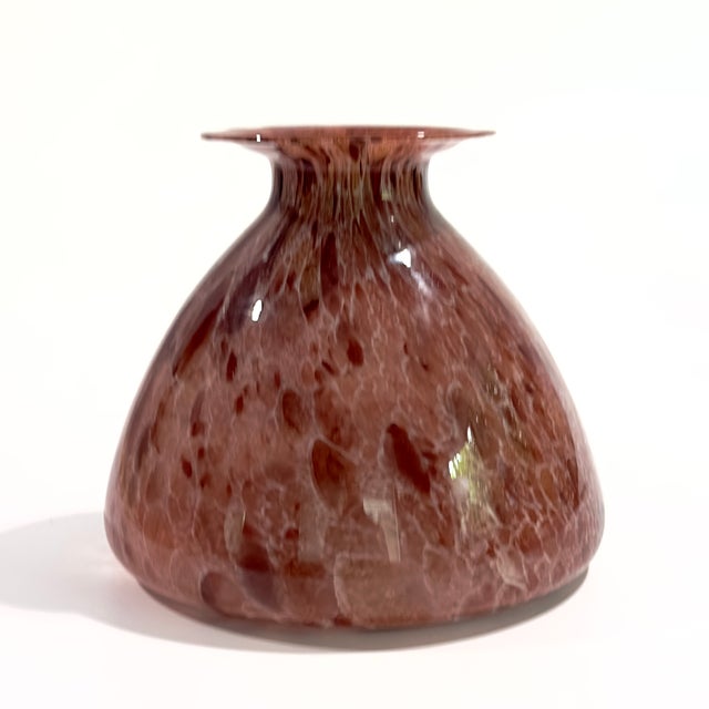 Tawny Textural Artisanal Glass Vessel Curation, Made in Italy - Group of 3 For Sale - Image 11 of 17