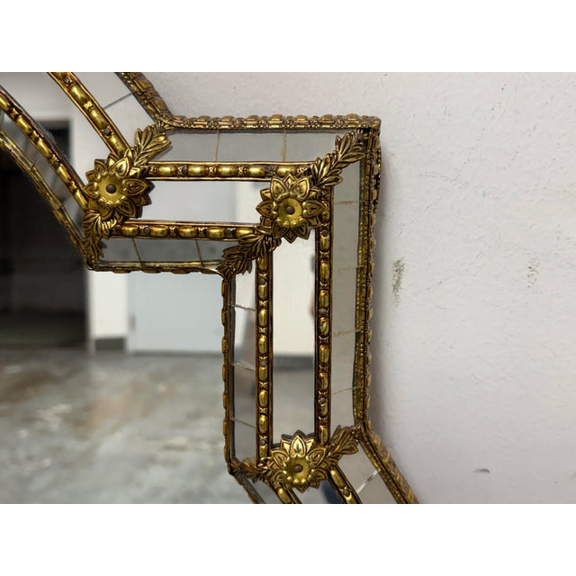 Vintage Rh Spanish Hollywood Regency Wall Mirror. For Sale - Image 4 of 12