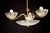 Italian Midcentury Art Decò Murano Glass and Brass Chandelier, 1950s For Sale - Image 9 of 12