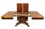 Antique American Empire 54" Square Mahogany Paw Foot Pedestal Base Dining Table For Sale - Image 12 of 18