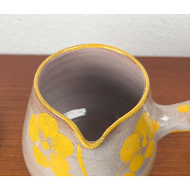 Mid-Century Modern Vintage Italian Japanese Style Pottery Teapot from Cerasarda Fatto a Mano, 1970s For Sale - Image 3 of 18