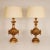 Italian Lamps XL Carved Giltwood Gold Neoclassical Urn Vases Table Lamps - A Pair For Sale - Image 12 of 12