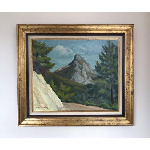 Camille Leroy, Saint Agnes and Her Rock, Oil on Canvas For Sale - Image 6 of 7