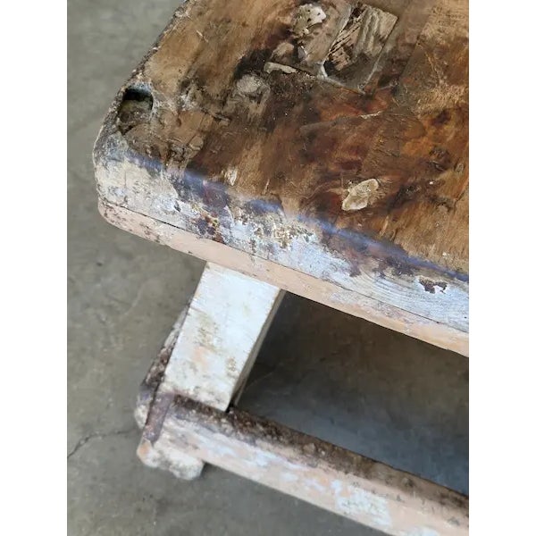 19th Century French Primitive Alpine Table For Sale In Los Angeles - Image 6 of 8