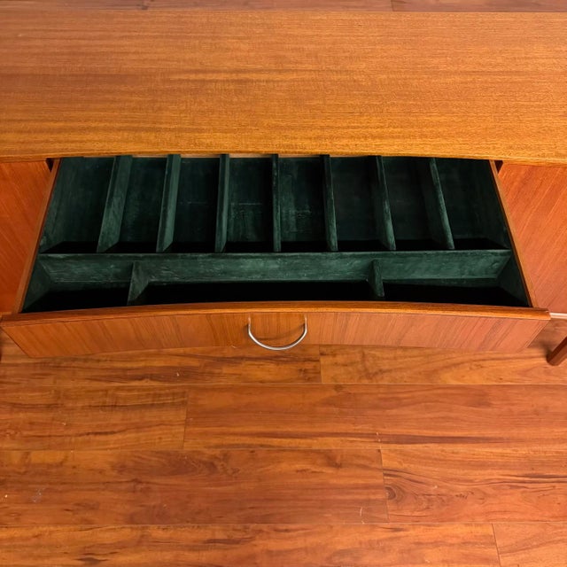 Mid 20th Century Vintage Curved Front Sideboard For Sale - Image 12 of 12