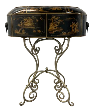 Chinoiserie Tole Floor Planter