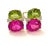 Christina Addison Medium Gum Drop™ Earrings With Amethyst and Pale Amethyst and Diamonds - a Pair For Sale - Image 10 of 12