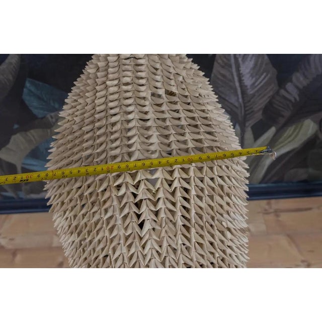 Mid-Century Modern Life-Size Rattan Bird Sculpture Floor Lamp, 1960s For Sale - Image 17 of 18