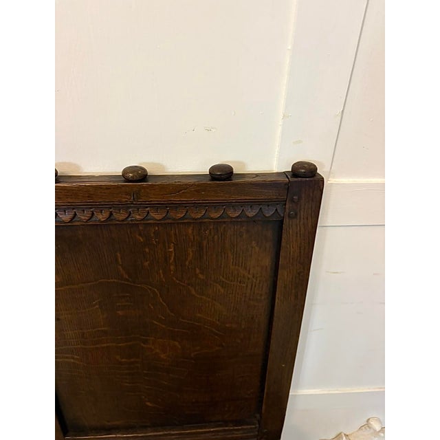 Antique English Oak Correction Chair, 1680 For Sale - Image 9 of 15