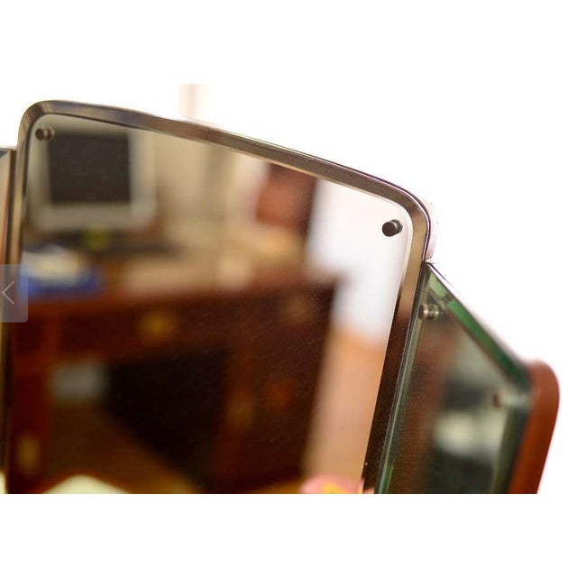 1920s Art Nouveau Dressing Table with Three-Part Mirror, 1920s For Sale - Image 5 of 15