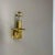 Gio Ponti Minimalist Brass Theatre Wall Light Sconce in the style of Gio Ponti and Stilnovo, Italy, 1950s For Sale - Image 4 of 18