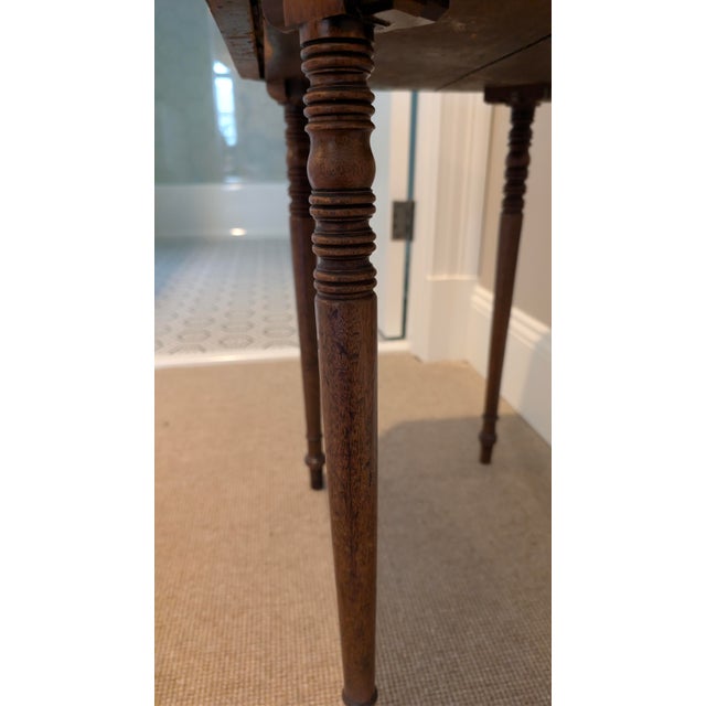 Brown English Regency Inlaid Mahogany Sewing Stand, Circa 1810 For Sale - Image 8 of 9