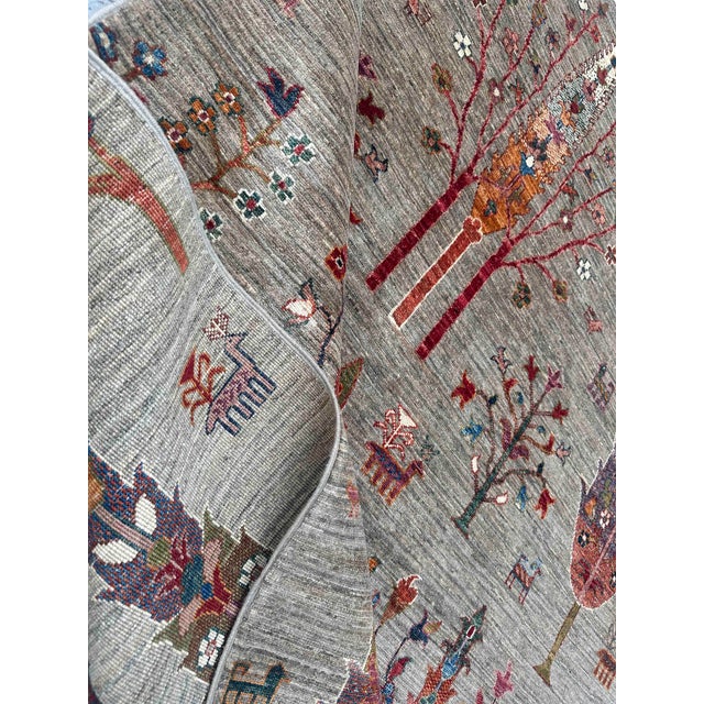 Vintage Persian Gabbeh Wool Tree of Life Rug – 173x243 Cm For Sale - Image 18 of 18