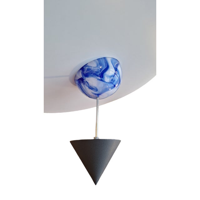 Pianeta Il Cielo Pendant Light by Vico Magistretti for Venini, Italy, 1980s For Sale - Image 3 of 6