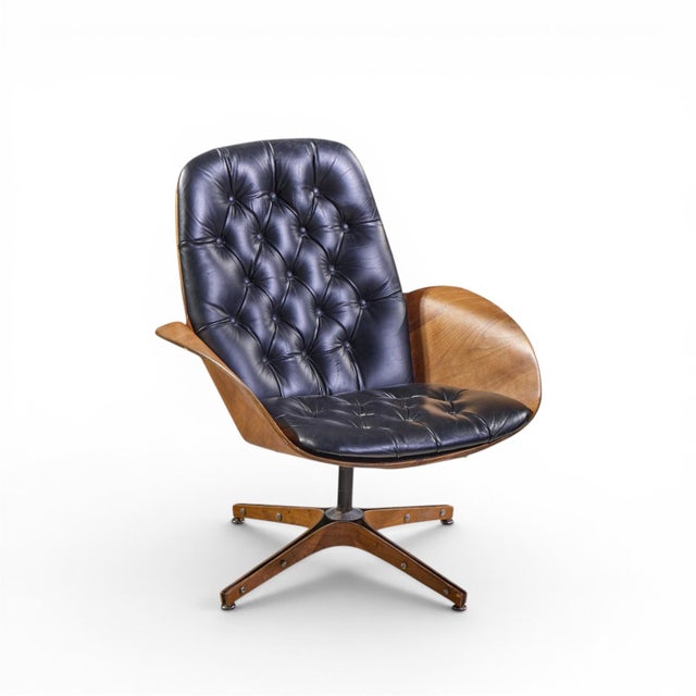 George Mulhauser for Plycraft Mrs. Chair Mid Century Lounge Chairs - Pair For Sale - Image 12 of 12