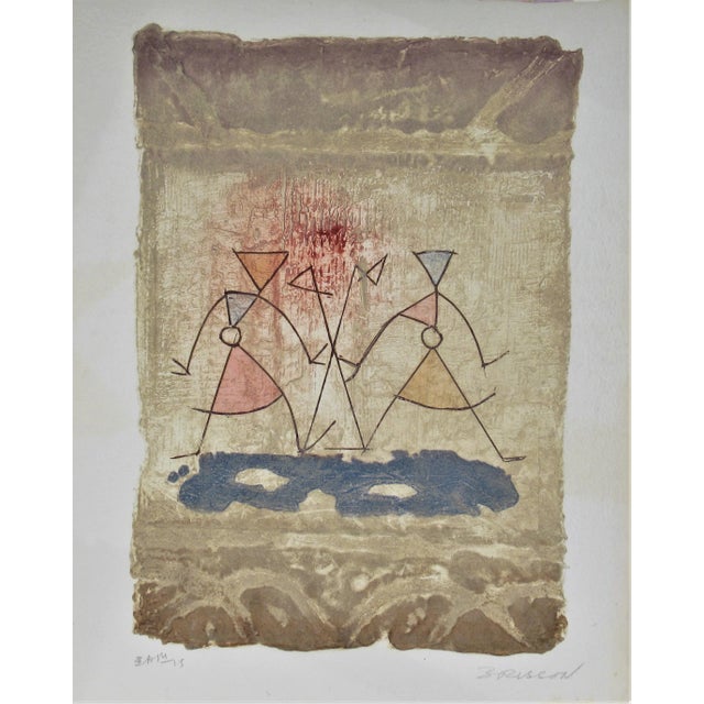 Pierre Marie Brisson, Trois Rythmes Egyptiens III, 1985 For Sale In San Francisco - Image 6 of 6